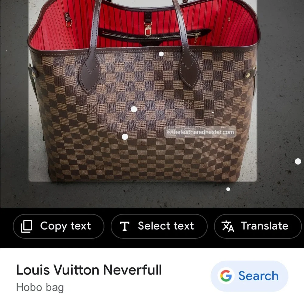 Authentic Damier Louis Vuitton never full mm - Picture 2 of 5